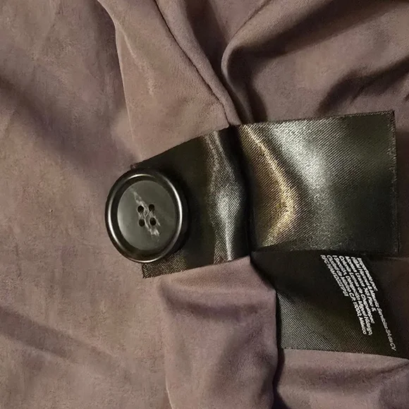 H&M Pile Coat XS - Dark Taupe - Picture 10 of 13